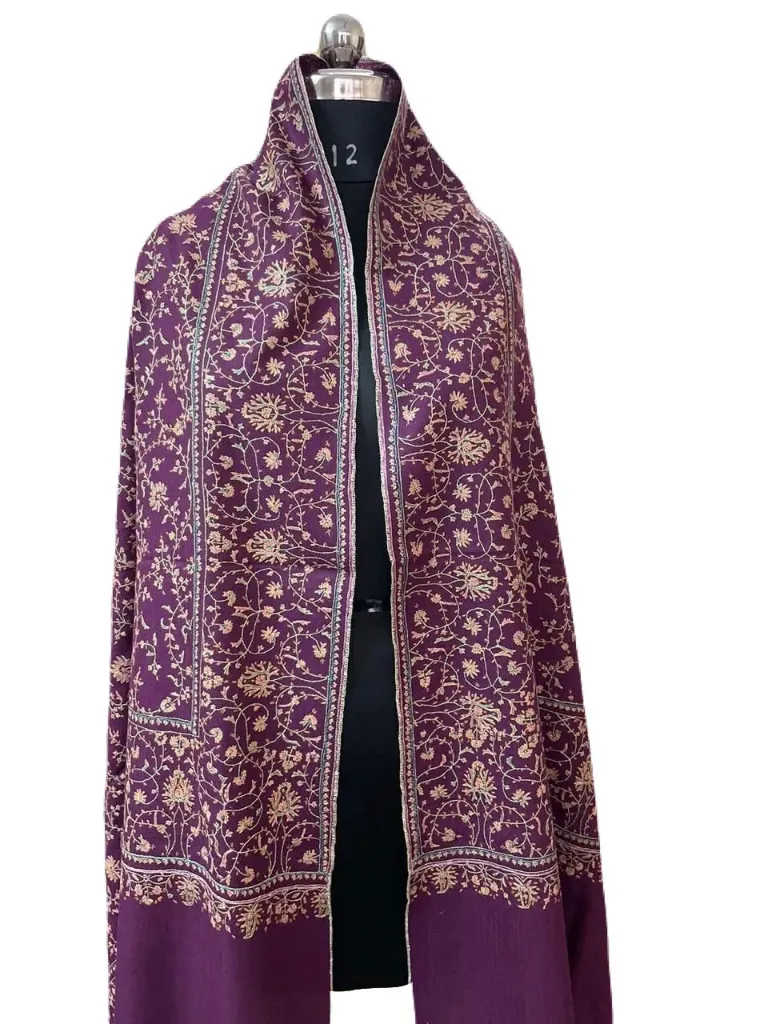jaal pashmina sozni shawl